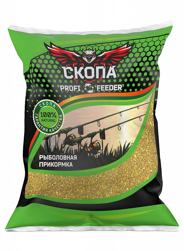 Прикормка «СКОПА» PROFI&FEEDER green pack, Мёд